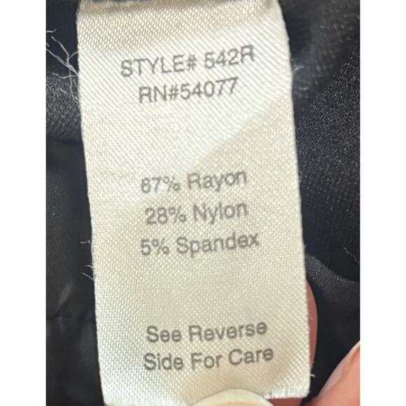 CAbi Ponte Bootcut Dress Pants Women’s Size 14 Black Stretch Style# 542R Office - Picture 6 of 9